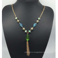 Красочные бусины ожерелье жемчуг свитер (XJW13762)